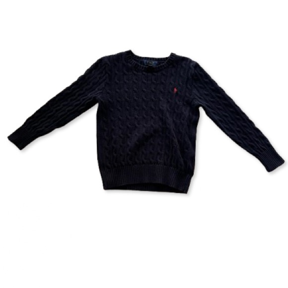 Polo by Ralph Lauren Black Crewneck Sweater - Picture 1 of 1
